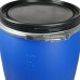 120 LITRE OPEN TOP BLUE POLYDRUM